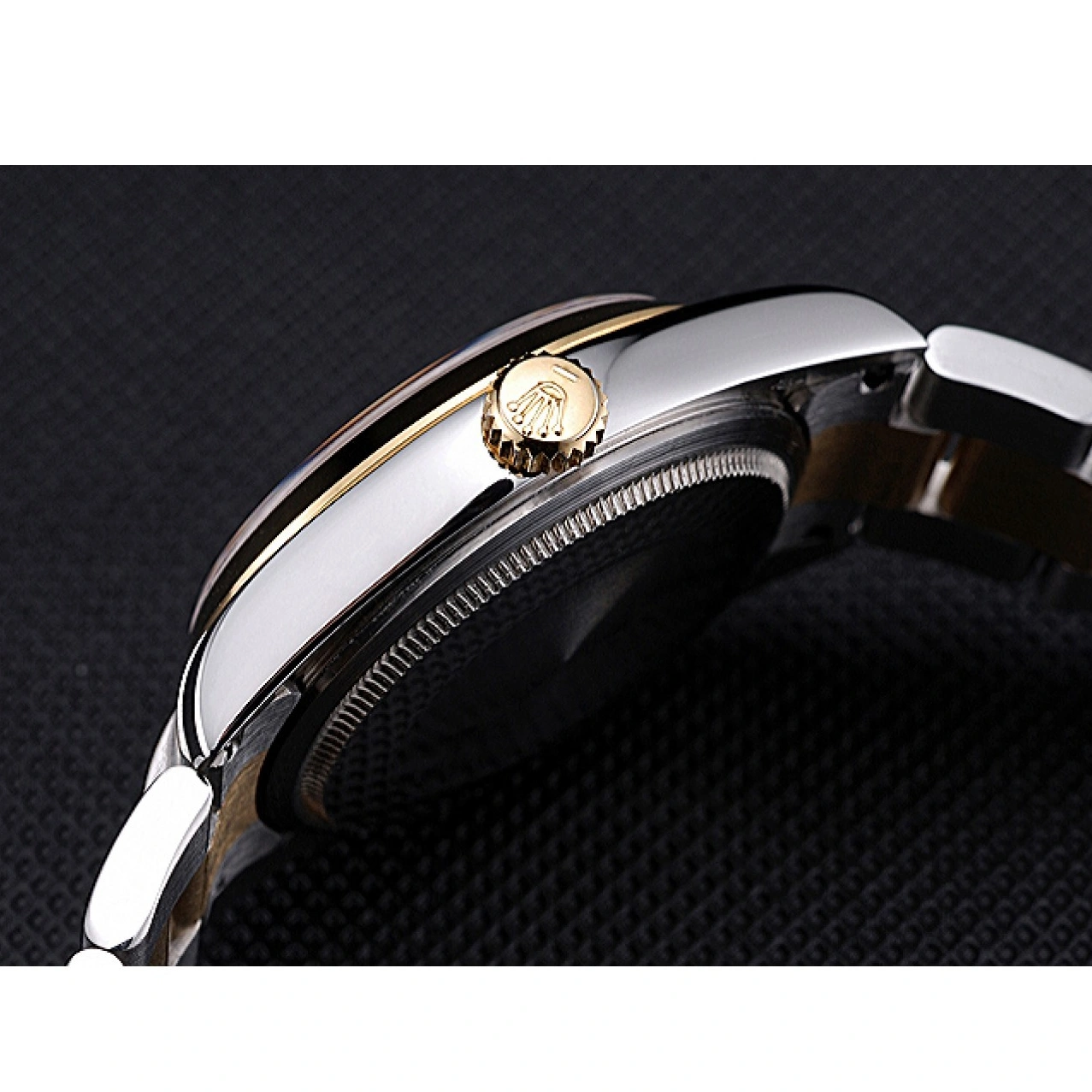 Aaa replica Stainless Gold 622265 Gold Dial Datejust Rolex And Case Steel 1026